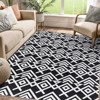 Geometric Rugs, Washable Rugs for Living Room, Ultra Thin Low Pile Carpet for Bedroom, Stain-Resist Non Slip Mat for Dining/Kitchen/Nursery - 3 of 4