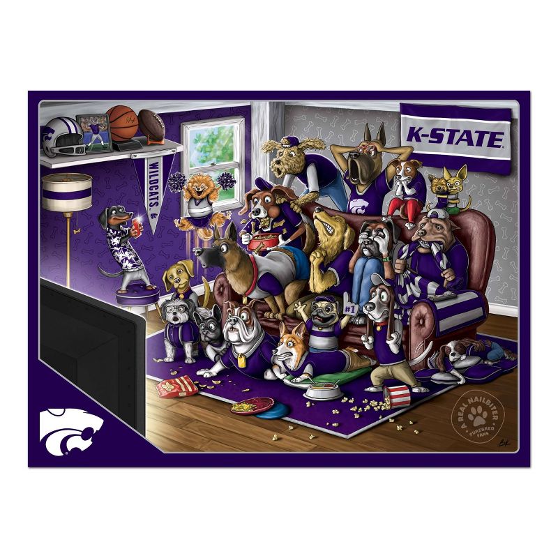 NCAA Kansas State Wildcats Purebred Fans &#39;A Real Nailbiter&#39; Puzzle - 500pc, 3 of 4