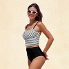 Women's Harbor View Striped Tankini Set - Cupshe - 3 of 4