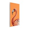 Stupell Industries Tropical Flamingo Bird Portrait Watercolor Detail Wall Plaque Art - 2 of 4