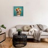 Stupell Industries Floral Chihuahua Portrait, 24" x 24" - 2 of 4