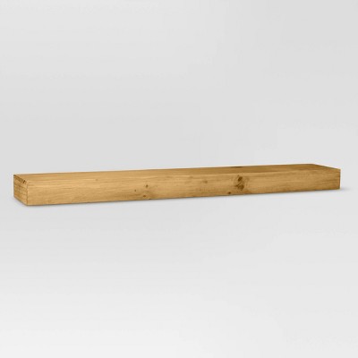 Photo 1 of 36&#34; x 2.3&#34; Wood Floating Wall Shelf Pine - Threshold&#8482;