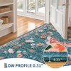 COZONY Farmhouse Washable Rug, Non-Slip Low Pile Foldable Carpet, Soft Durable Indoor Area Rug for Living Room, Bedroom, Nursery, Kitchen - 4 of 4
