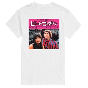 Men's - Sonny and Cher - The Beat Goes On Kanji Short Sleeve Graphic T-Shirt - 1 of 4