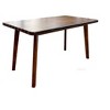 Nautical Dining Table – Inlay Wood Stripes – 30H Coastal Cedar Furniture By Old Modern Handicrafts - 3 of 4