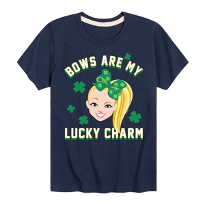 JoJo Siwa Lucky Charm Short Sleeve Graphic T-Shirt - Navy - 3T - 1 of 3