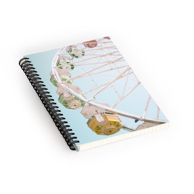 Bree Madden Pastel Ferris Wheel Spiral Notebook - Deny Designs