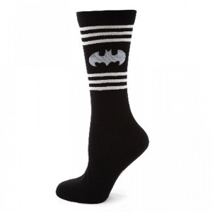 Adult Batman Logo Striped Dress Socks - 1 of 4