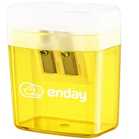 Enday Dual Manual Pencil Sharpener for Colored Pencils, Large Pencil 4 Pack, Size: Jumbo