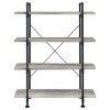 55.75" Delray 4 Shelf Bookcase Gray Driftwood - Coaster - 3 of 4
