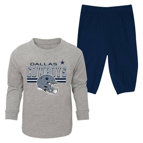 Nfl Dallas Cowboys Toddler Boys 2pk Long Sleeve T shirt And Pant Set 2t Target