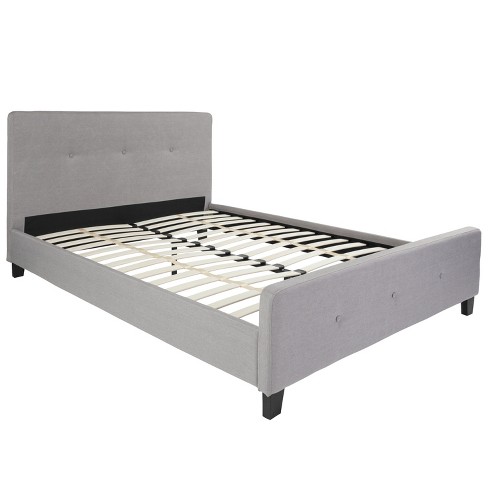 Flash Furniture Tribeca Queen Size Tufted Upholstered Platform Bed In ...