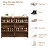 Jojoka Wooden Shoe Cabinet with Adjustable Shelves, Hidden Flip Storage for Entryway, Hallway, or Living Room - 4 of 4