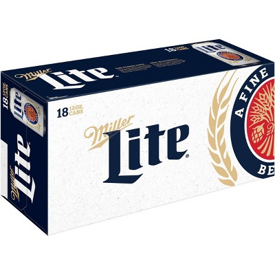 Miller Lite Beer - 18pk/12 Fl Oz Cans : Target