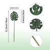 Unique Bargains Soft Materials High Simulation Reusable DIY Creative Artificial Plants 10 Pcs - 2 of 4