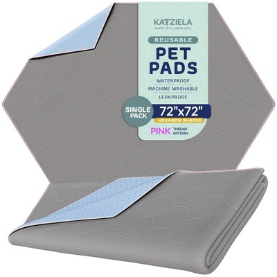 Washable Pet Pads Super Absorbent Waterproof Reusable Pee Pads for Dogs, Washable Puppy Pads for Potty Training, Housebreaking Washable Hexagon Shape