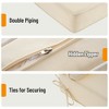 ARTPLAN Deep Seat Pillow and High Back Chair Cushions Outdoor Water Repellent Replacement Patio Seating Cushions - 4 of 4