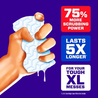 Mr. Clean Unscented Magic Eraser Whole Home Extra Durable Multi-Purpose Cleaner - 2ct