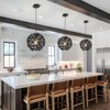 CityFurn 1-Light Modern Black Metal Globe Pendant Light for Dining Room - 2 of 4