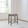 Fiddler Backless 24" NonSwivel Counter Height Barstool Aged Gray - Hillsdale Furniture - image 2 of 4