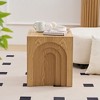 Lyngins Modern 15.74" Square Side Table, Multi-Functional End Table for Living Room, Bedroom Nightstand, Compact Small Coffee Table for Small Spaces - 3 of 4