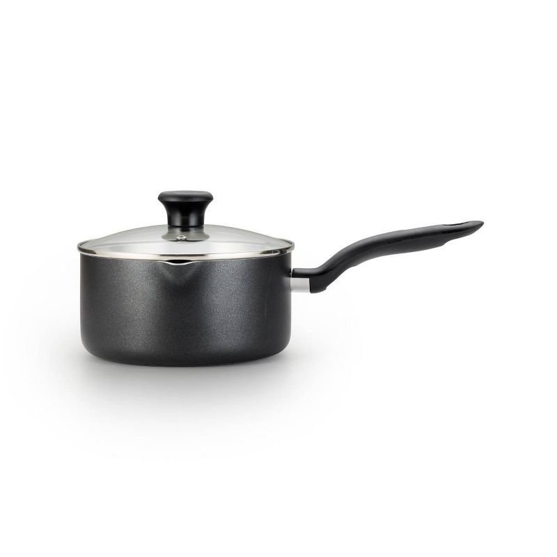 T-fal 3qt Saucepan with Lid, Simply Cook Nonstick Cookware Black, 3 of 8