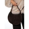 ANTINO - Cognac Suede Leather Shoulder Bag (Women) | Forever & Always Shoes - 3 of 4