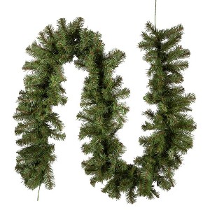 Kurt Adler 9 Foot x 14-Inch Virginia Pine Garland - 1 of 2