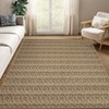 Machine Washable Rug Non Slip Non Shedding Area Rug Modern Print Braided Low Pile Foldable Indoor Carpet for Living Room Bedroom - 3 of 4