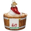 Old World Christmas Blown Glass Ornament for Christmas Tree, Santa's Hot Tub - 3 of 4