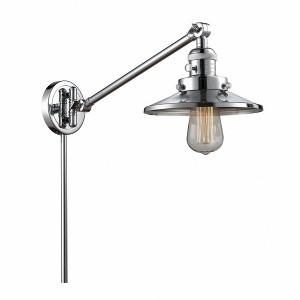 Railroad - 1 Light Swing Arm Wall Sconce In Traditional Style-25 Inches Tall and 8 Inches Wide - 1 of 1
