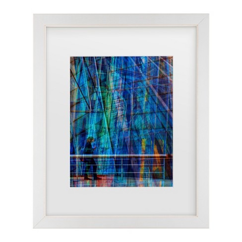 Trademark Fine Art - Massimo Della Latta Blu Matted Framed Art - image 1 of 4