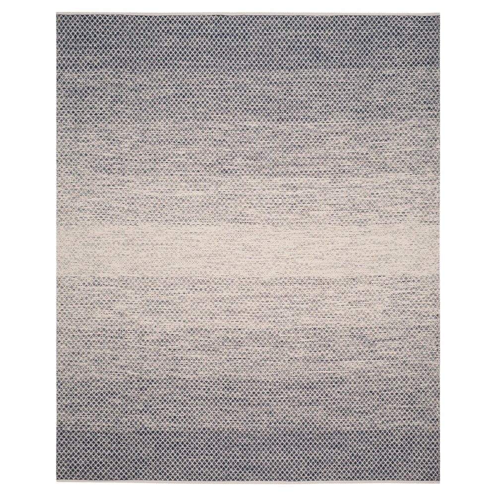 Navy/Ivory Geometric Flatweave Woven Area Rug 8'X10' - Safavieh