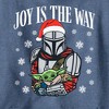 Boy's Star Wars: The Mandalorian Christmas Grogu and Din Djarin Joy is the Way T-Shirt - 2 of 4