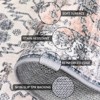Area Rugs for Living Room - Machine Washable Vintage Carpet, Non-Slip Low Pile Throw Rugs, Rubber Backing, for Bedroom, Dining Room, Kitchen - 3 of 4