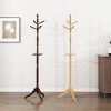 QingMoon Branch Shape Solid Wood Coat Rack, Freestanding Hall Tree with 10 Hooks for Entryway, Hallway, Living Room and Bedroom - 3 of 4