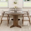 71" Dining Table for 6 to 8 People, Modern Dinner Table with Unique Wooden Legs, Rectangle Dining Table - 4 of 4