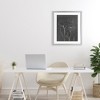 Stupell Industries Minimal Gray Poppies Framed Print Under Glass - 3 of 4