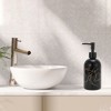 Unique Bargains Reusable Cylinder Marble Soap Dispenser 1 Pc - 2 of 4