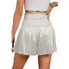 Women's Madeline Metallic Shorts - Blue B - 2 of 3