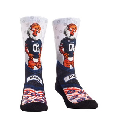 Rock Em Elite, Auburn Tigers Mascot Walkout NCAA Licensed Crew Socks