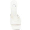 Journee Collection Womens Marlowe Tru Comfort Foam Open Toe High Stiletto Pumps White 8.5 - 4 of 4