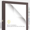 SEVOBAL Wall Art Deluxe Sports Memorabilia Frame Stylish Acrylic Shadow Box Non-Damaging Installation for Rooms, Brown, 23.5"*2.5"*31.5" - 3 of 4