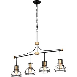 Bella Depot Dining Room Light Fixture 40-Inch Farmhouse Linear Chandeliers - 1 of 4