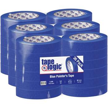 Blue Painters Tape, 2 inch x 60 Yards, Case of 24 Rolls, Made in The USA  (1.88 inch/48mm)