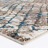 Luxe Weavers Modern Snakeskin Pattern 5x7 Area Rug, Accent Carpet - Beige - 4 of 4