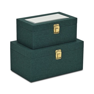 Cheung's Canter Isle Linen Box Set - Dark Green