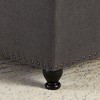 Sapphtopaz 30" Storage Bench Square Ottoman with Storage Upholstered Button Tufted Storage Ottoman for Bedroom, Living Space - 2 of 4