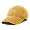 Dalix Heart of Bones Embroidered Cotton Dad Hat Adjustable Baseball Cap Womens - 4 of 4