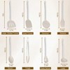 Itopfox 8-Piece Kitchen Utensils Set with Heat-Resistant Silicone Heads & Stainless Steel Handles, Includes Spatula Tongs, Spoon, Ladle, Pasta Server - 2 of 4